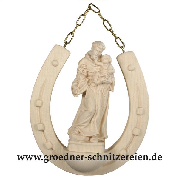 Hufeisen mit Hl. Antonius mit Brot Hufeisen mit Hl. Antonius mit Brot