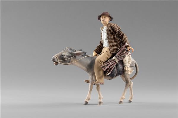 Hirte auf Esel Hannah alpin Hirte auf Esel Hannah alpin