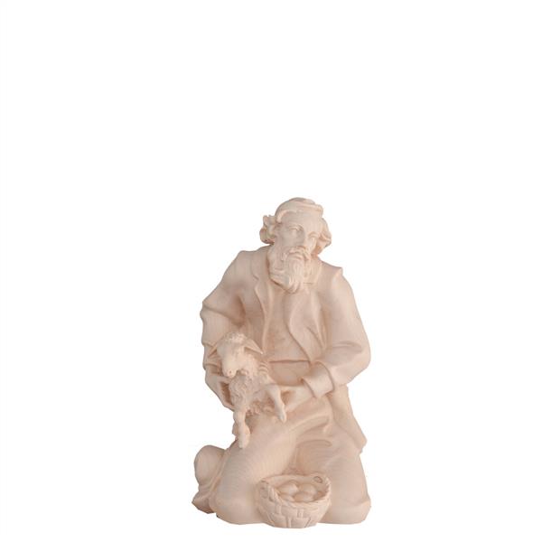 Hirte kniend mit Schaf Hirte kniend mit Schaf