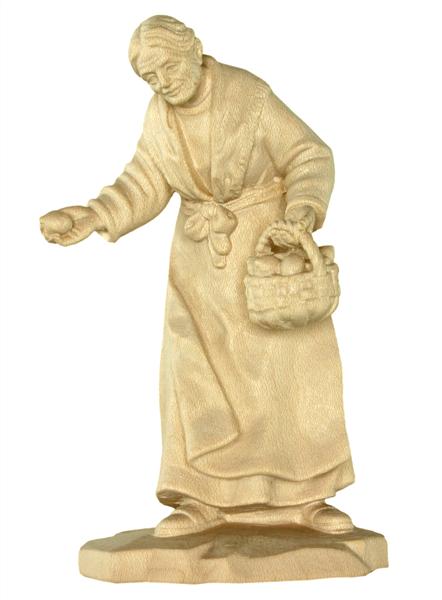 Alte Frau mit Früchte