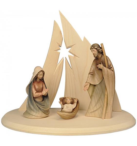 Heilige Familie mit Stall Morgenstern Heilige Familie mit Stall Morgenstern