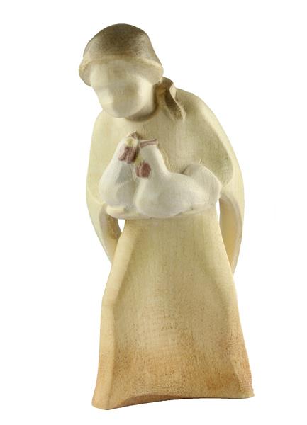 Mädchen mit Hühner