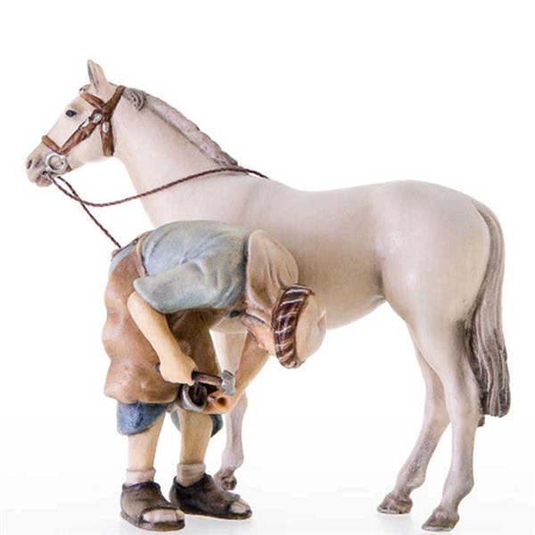 Orientalscher Schmied mit Pferd Orientalscher Schmied mit Pferd