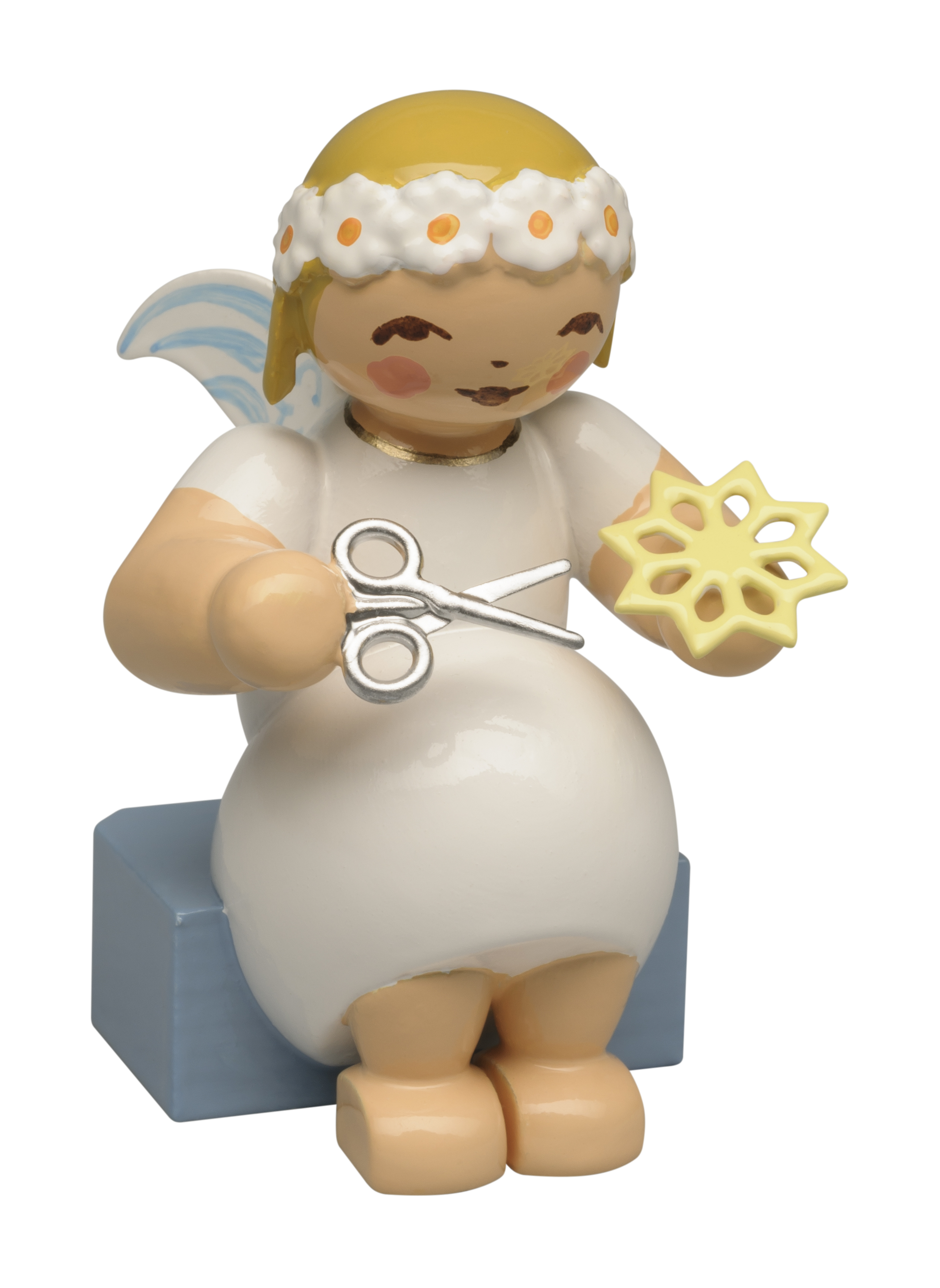 Margeritenengel mit Papierstern