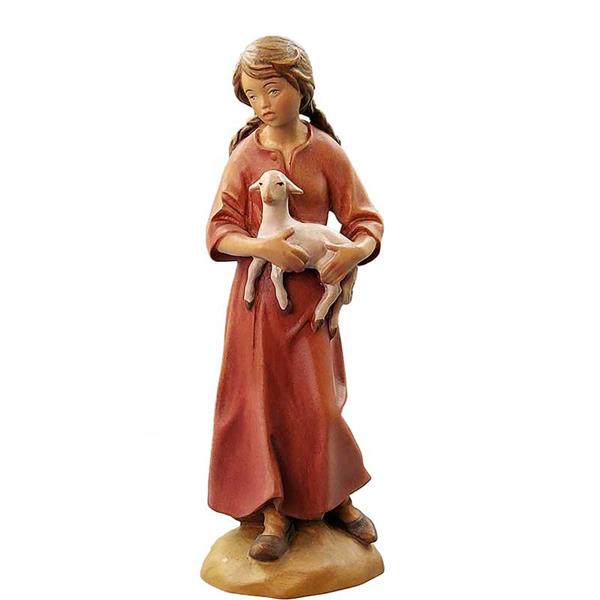 Mädchen mit Lamm Mädchen mit Lamm