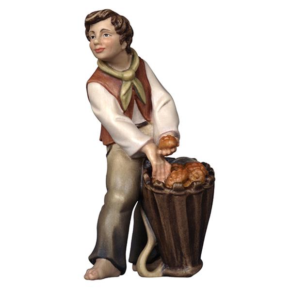 Junge mit Brotkorb Junge mit Brotkorb