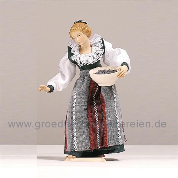 Hirtin mit Schüssel