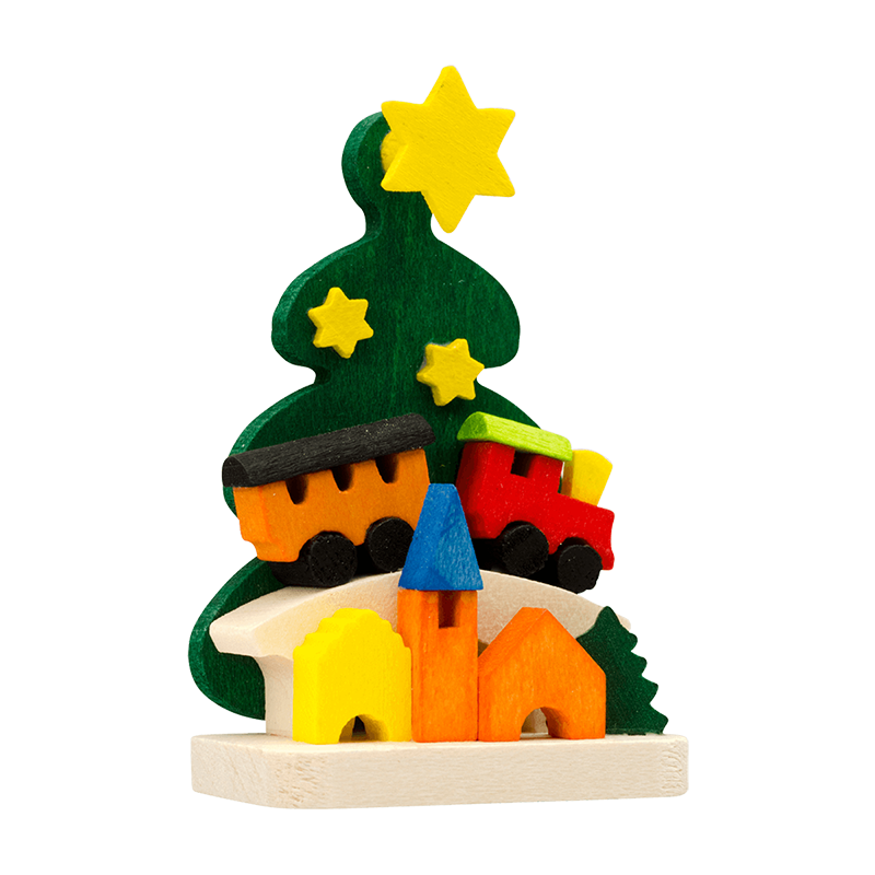 Christbaum mit Eisenbahn Christbaum mit Eisenbahn