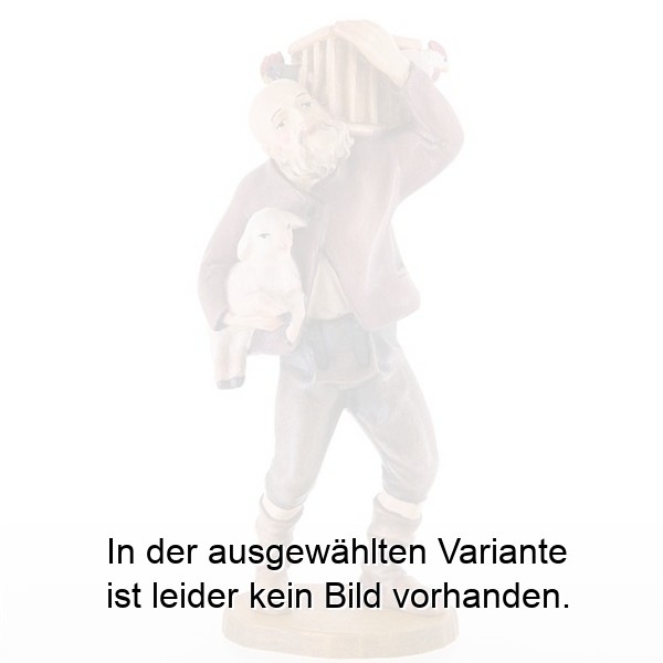 Hirt mit Hühnersteige und Lamm Hirt mit Hühnersteige und Lamm