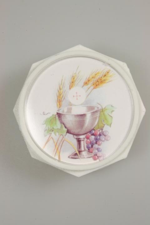Rosenkranzdose mit Kelch