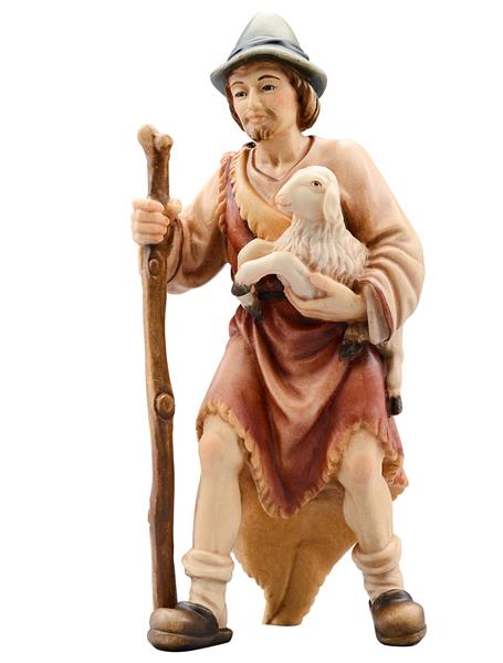 Hirt mit Stock und Lamm Hirt mit Stock und Lamm