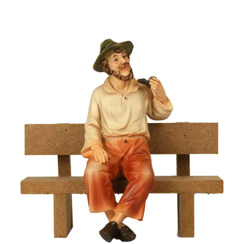 Alter Mann ohne Bank Alter Mann ohne Bank