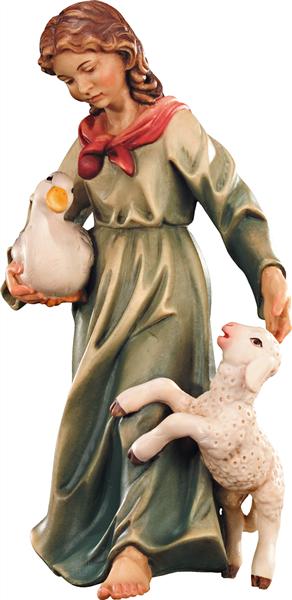 Hirtin mit Lamm und Ente Hirtin mit Lamm und Ente