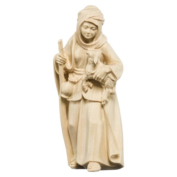 Hirtin mit Lamm und Stock Hirtin mit Lamm und Stock