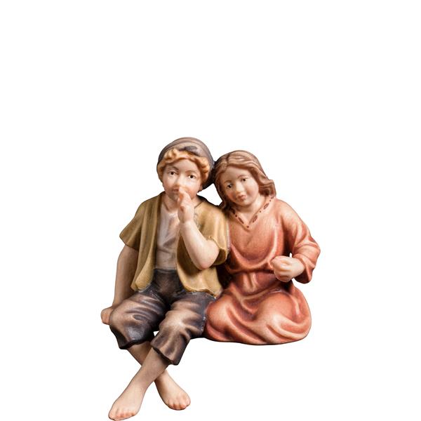 Kinderpaar sitzend Kinderpaar sitzend