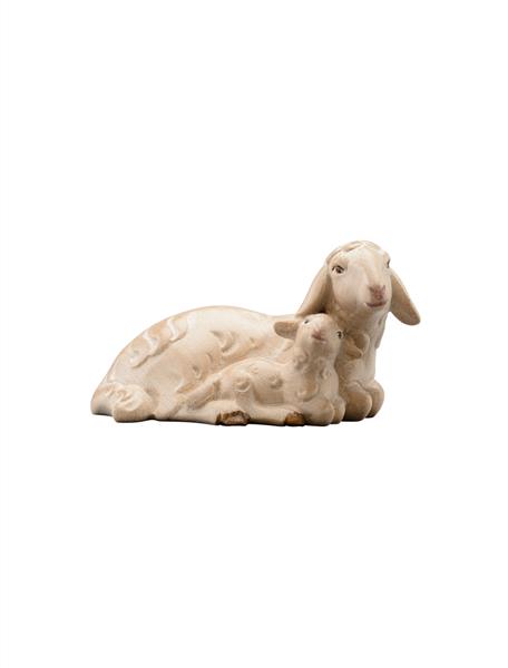 LI Schaf liegend mit Lamm