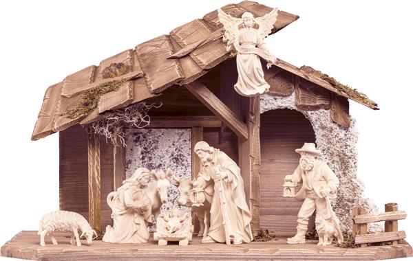Krippenset Heimatkrippe mit Stall Nr. 4706 10-teilig