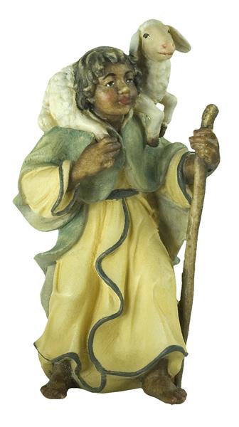 Hirte Mohr mit Schaf
