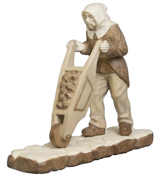 Berghäuer mit Schubkarre Berghäuer mit Schubkarre