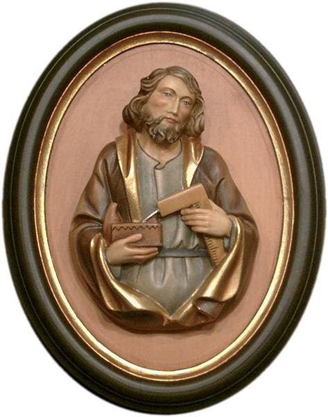Hl. Josef Brustbild und Rahmen
