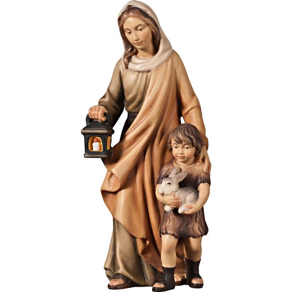 Hirtin mit Junge Hirtin mit Junge