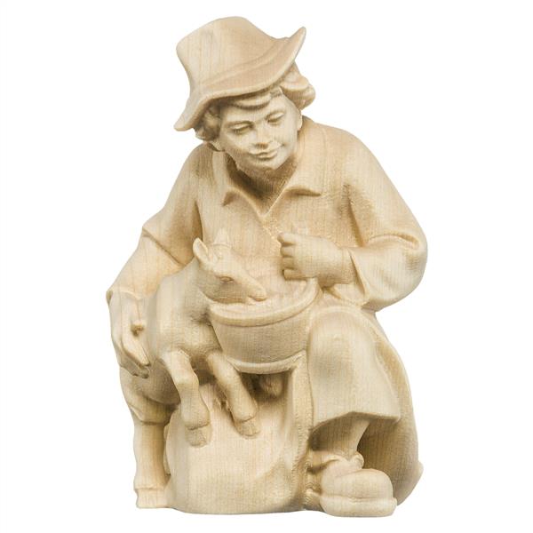 Hirt kniend mit Ziege Hirt kniend mit Ziege