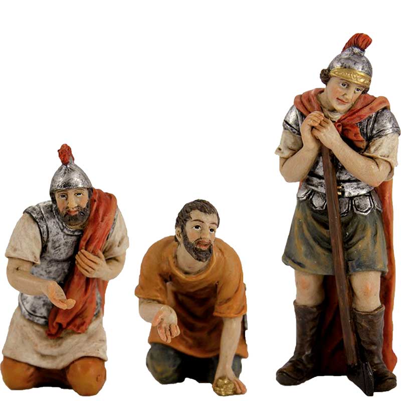 Passionsfiguren - Spiel um Kleider 3 tlg. Passionsfiguren - Spiel um Kleider 3 tlg.