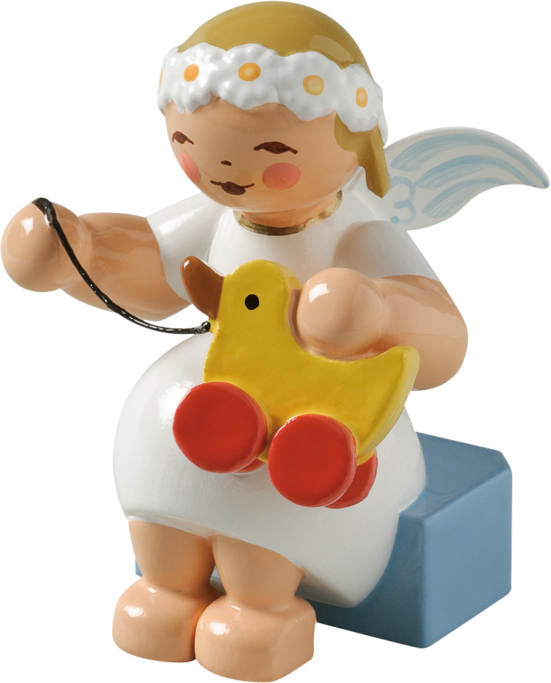 Margeritenengel mit Ente