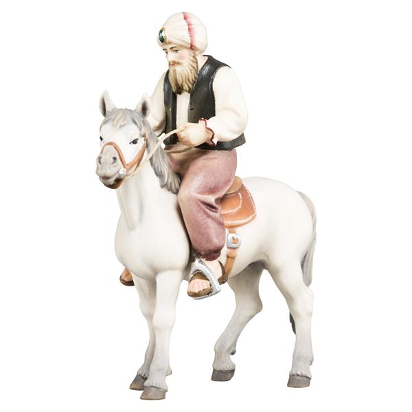 Reiter mit Pferd