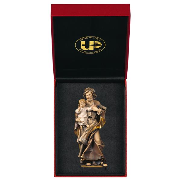Hl. Josef mit Kind und Winkel + Etui Exclusive