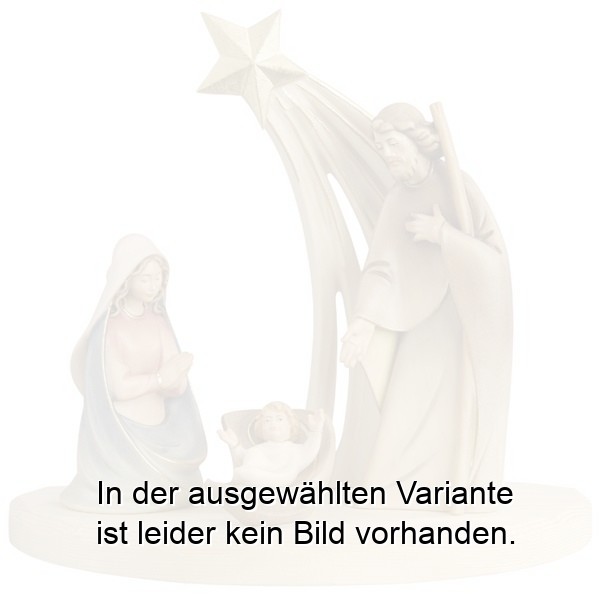 Kometstall mit Hl. Familie Morgenstern Kometstall mit Hl. Familie Morgenstern