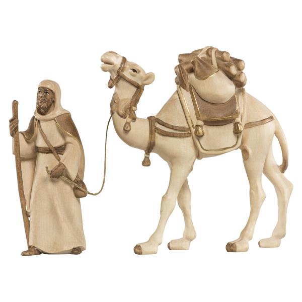 Kamel mit Treiber und Gepäck Kamel mit Treiber und Gepäck