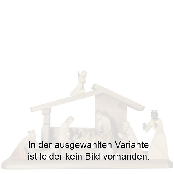 Leo-Krippe 11 Figuren + Stall+Boden