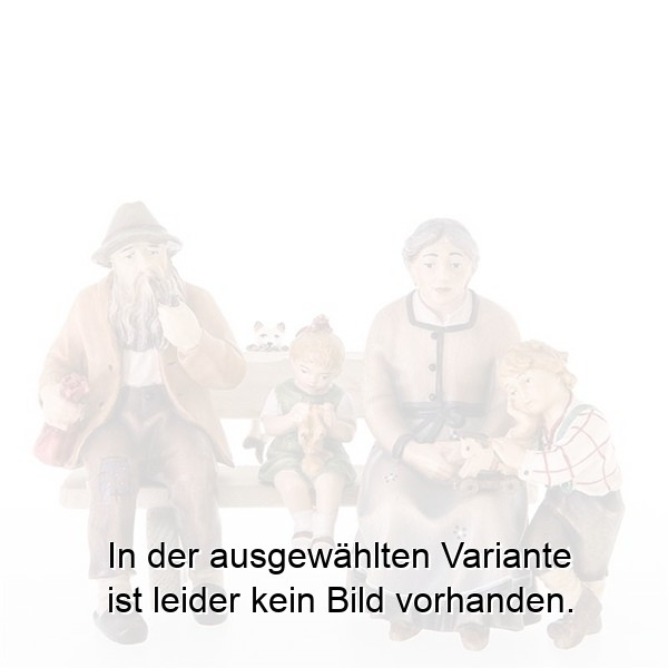 Oma und Opa mit Kindern auf Bank Oma und Opa mit Kindern auf Bank