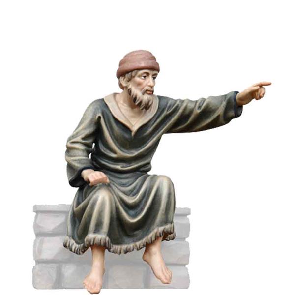 Hirte sitzend zeigend Hirte sitzend zeigend