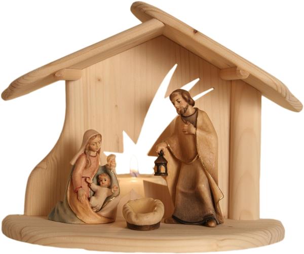 Hl. Familie mit Sternstall
