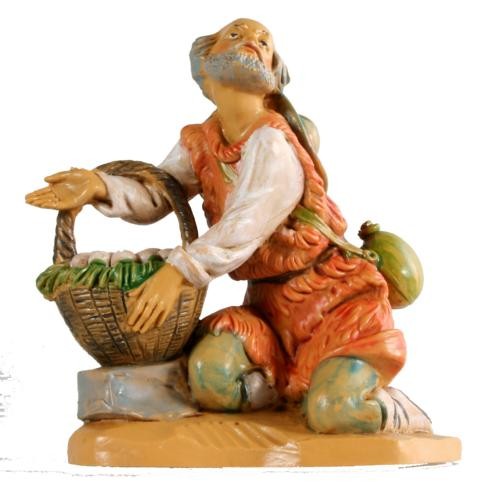 Hirt kniend mit Korb Hirt kniend mit Korb