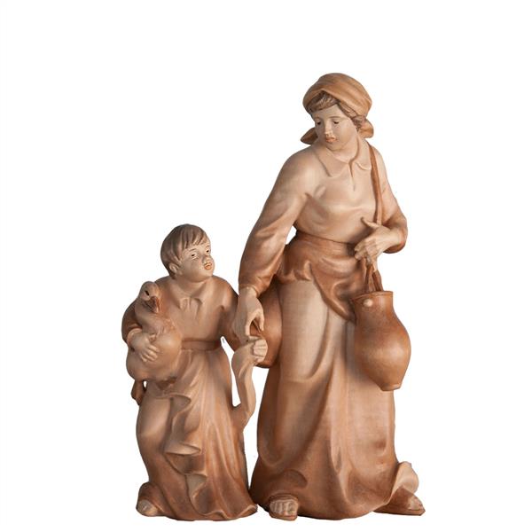 Hirtin mit dem Jungen mit Ente Hirtin mit dem Jungen mit Ente