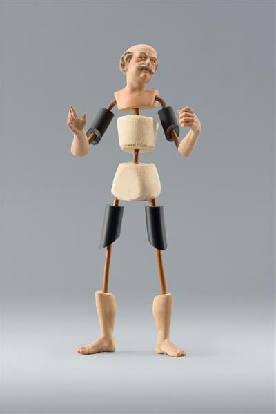 Wirt mit Kerze, unbekleidet Nr. 16M Wirt mit Kerze, unbekleidet Nr. 16M