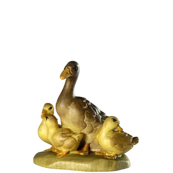 Ente mit 3 Jungen