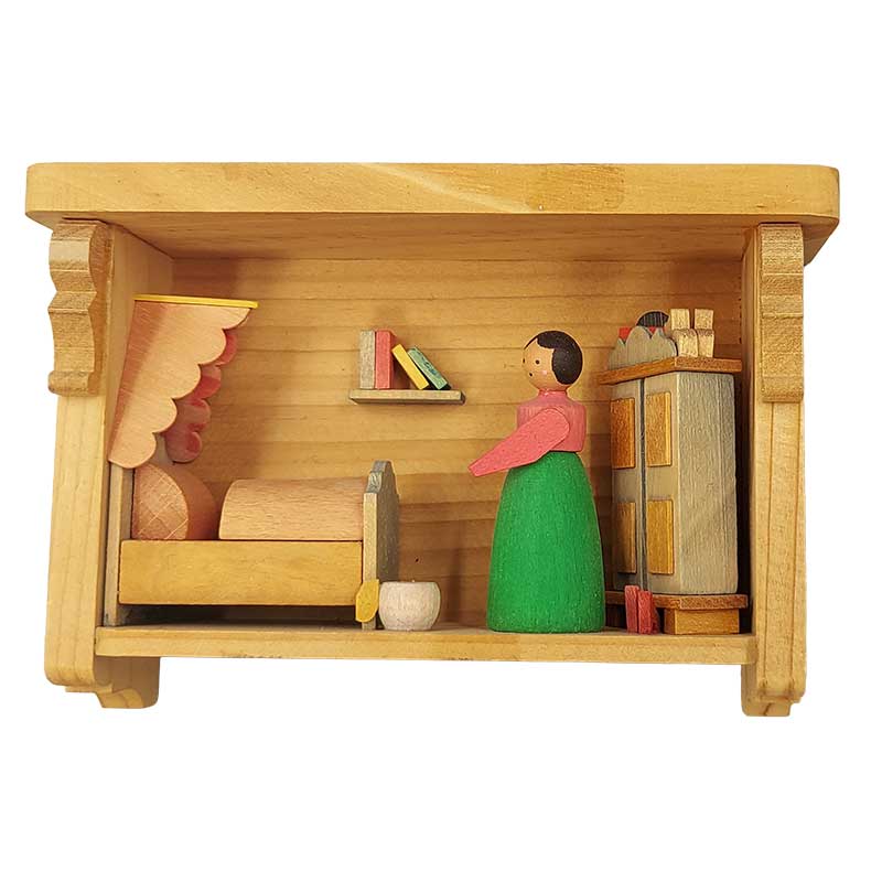 Wandminiatur Schlafzimmer