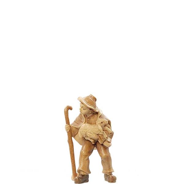 Bub mit Stock und Lamm Bub mit Stock und Lamm