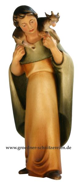 Hirt mit Kitz auf Schulter Hirt mit Kitz auf Schulter