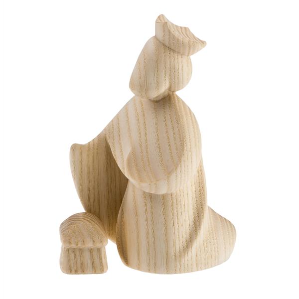 König kniend modern art