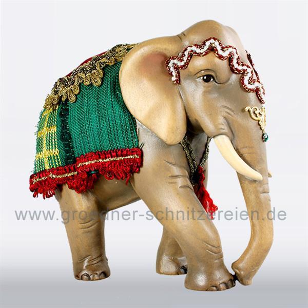 Elefant besattelt Elefant besattelt