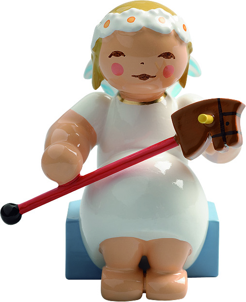 Margeritenengel mit Steckenpferd