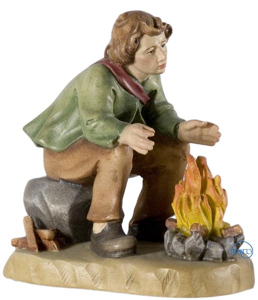 Hirte am Feuer