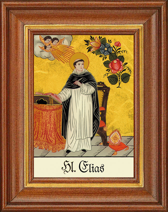 Hl. Elias - Hinterglasbild Hl. Elias - Hinterglasbild