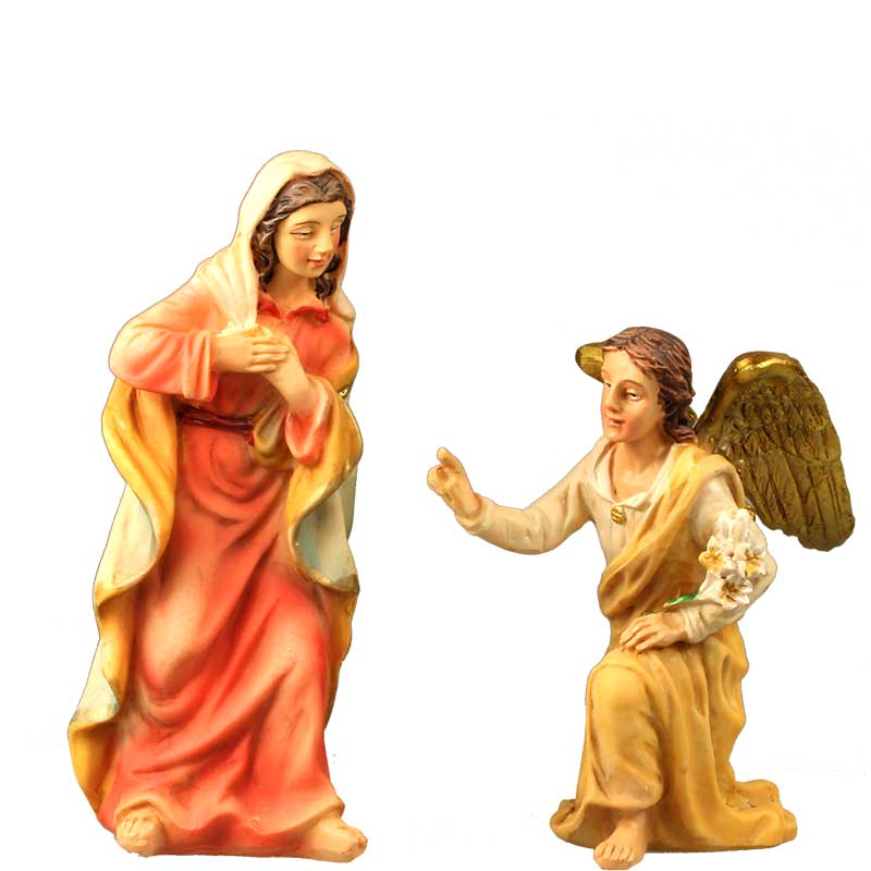 Passionsfiguren - Maria Verkündigung, 2 Figuren Passionsfiguren - Maria Verkündigung, 2 Figuren