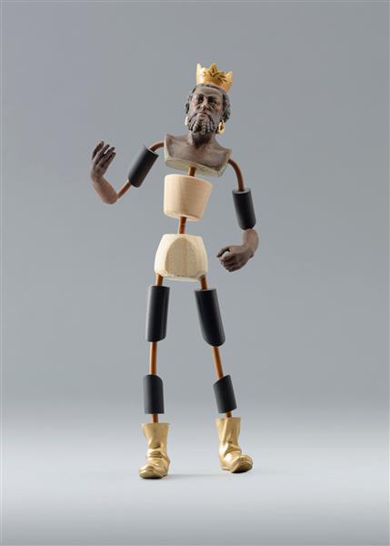 König Mohr mit Weihrauchfass, unbekleidet Nr. 22 König Mohr mit Weihrauchfass, unbekleidet Nr. 22